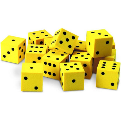 Soft Foam Dot Dice (Set of 200)