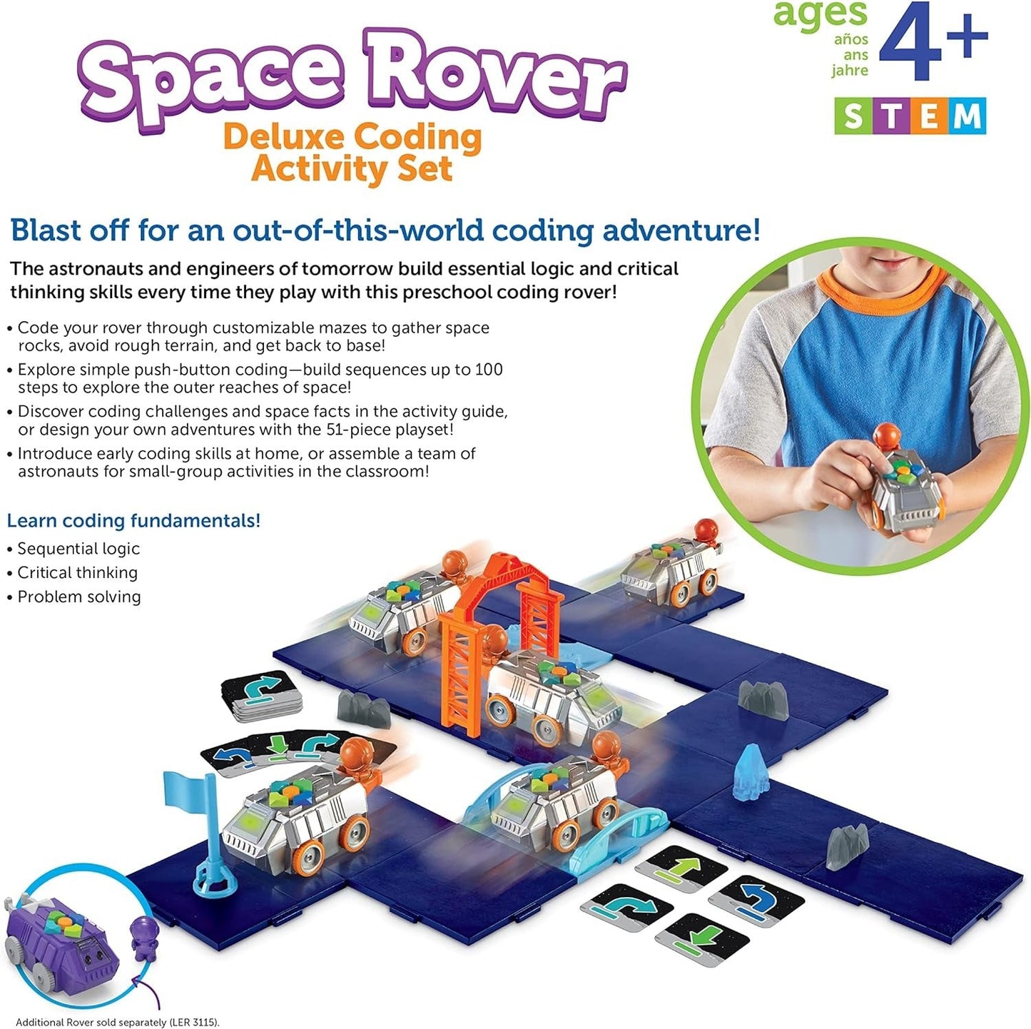 Space Rover Deluxe Coding Activity Set