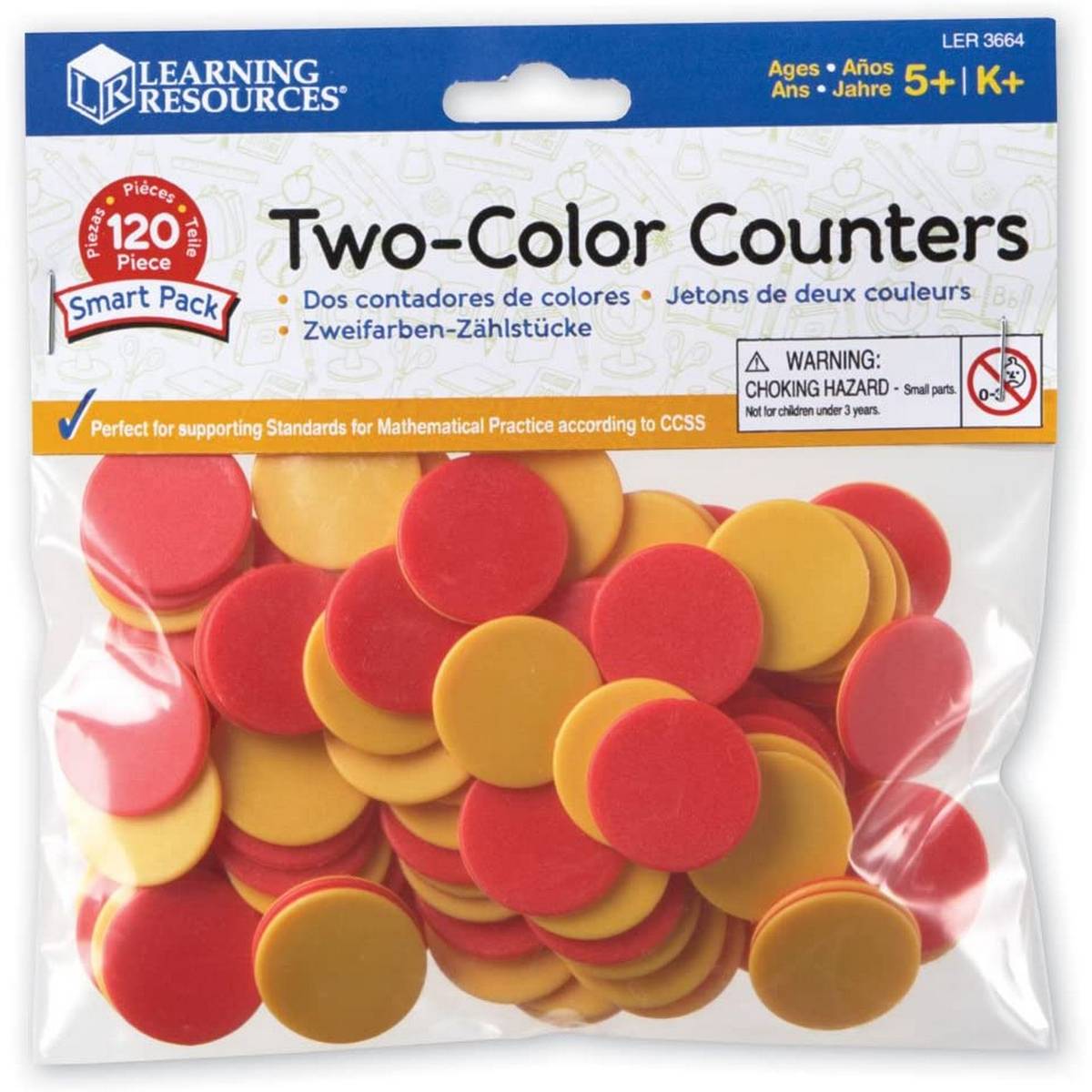 TwoColor Counters, Smart Pack (Set of 120)