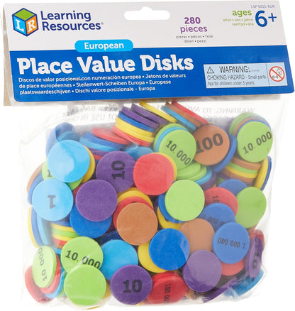 Learning Resources European Place Value Disks