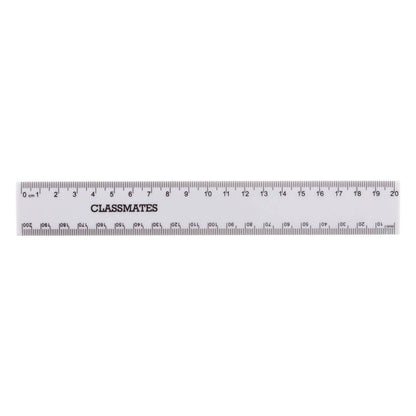 Shatterproof 20Classmates/Mm Ruler White P10