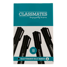 Classmates Permanent Marker Black, Bullet Tip – Pack Of 10