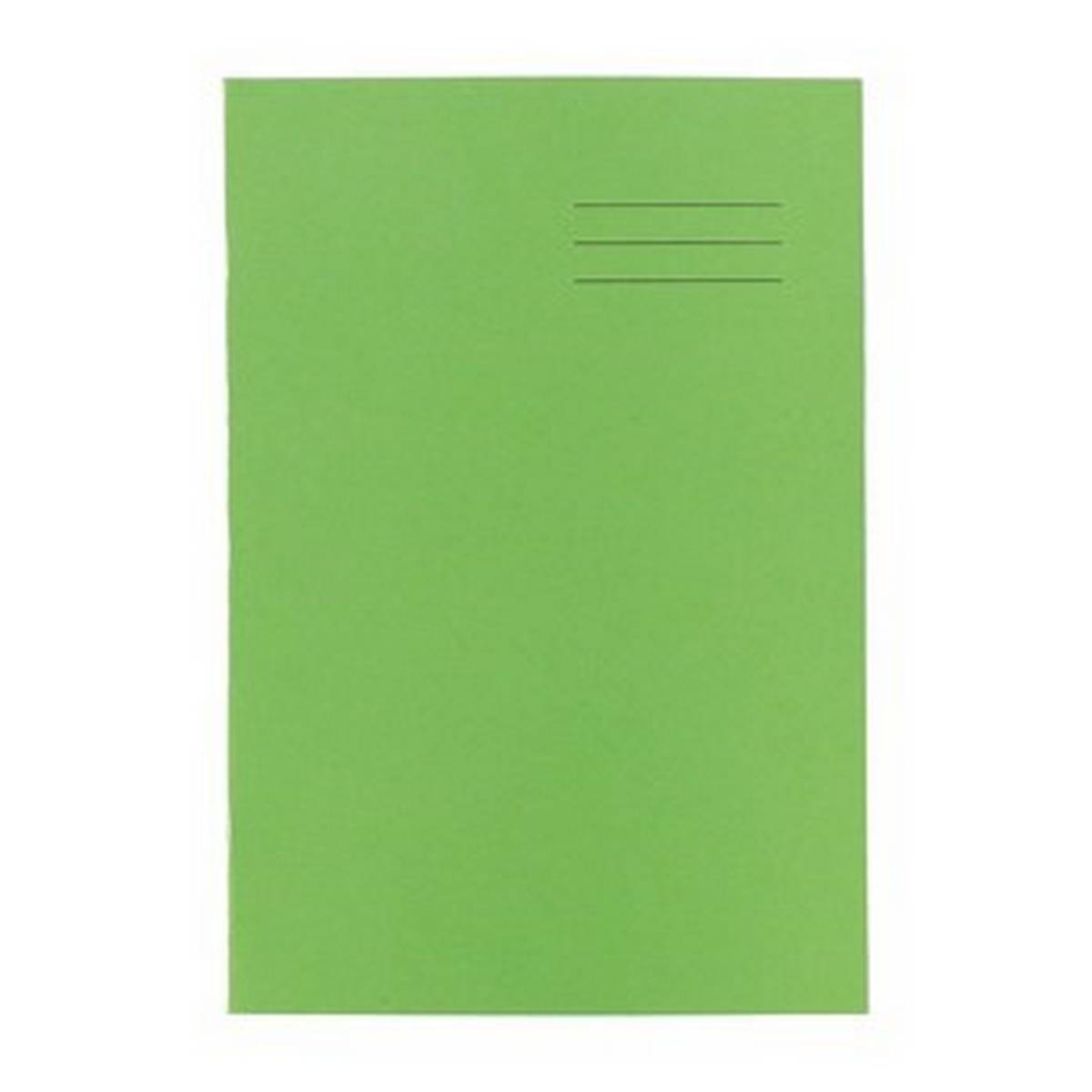 A4 Exercise Book 64 Page, Top Half Plain / Bottom 15Mm Ruled, Light Green - Pack Of 50