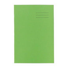 A4 Exercise Book 64 Page, Top Half Plain / Bottom 15Mm Ruled, Light Green - Pack Of 50