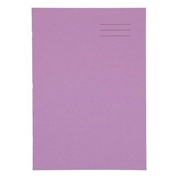 A4+ Exercise Book 80 Page, 8Mm Ruled, Purple - Pack Of 50