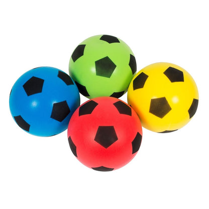 Set of 4 Softy Foam Footballs - 12cm