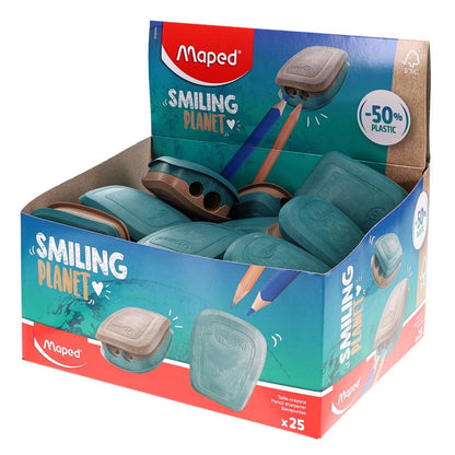 Maped Smiling Planet Twin Hole Sharpener