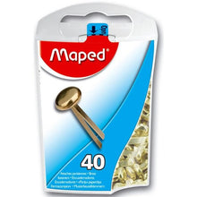 Maped 40 17mm Brass Paper Fasteners