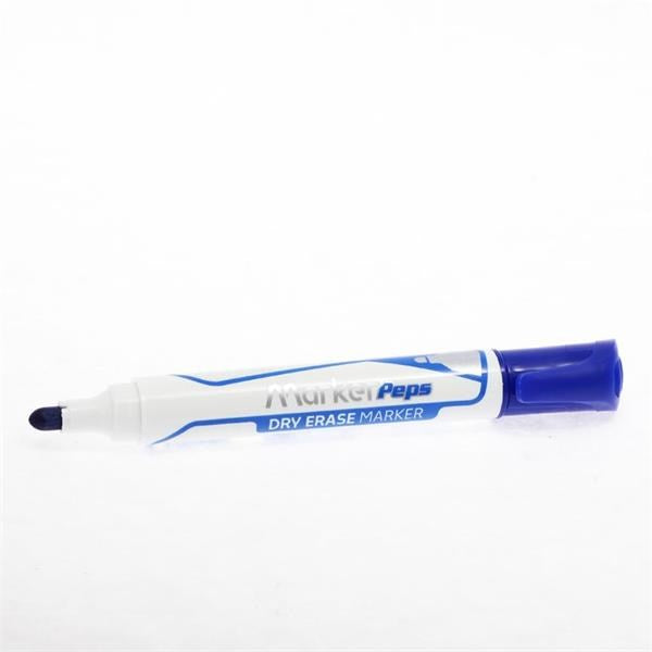 Maped Jumbo Bullet Tip Dry Erase Marker Pack Of 12 - Blue
