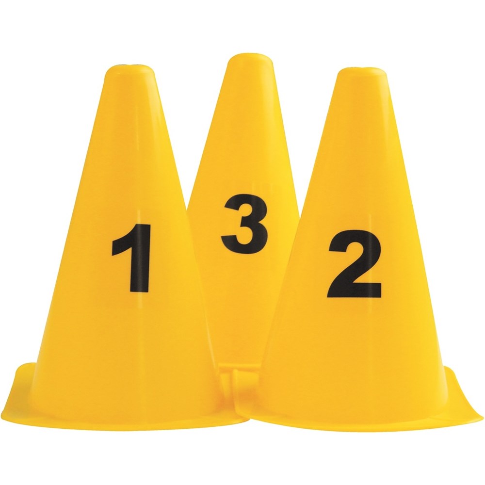 **Set of 10 Numbered Cones