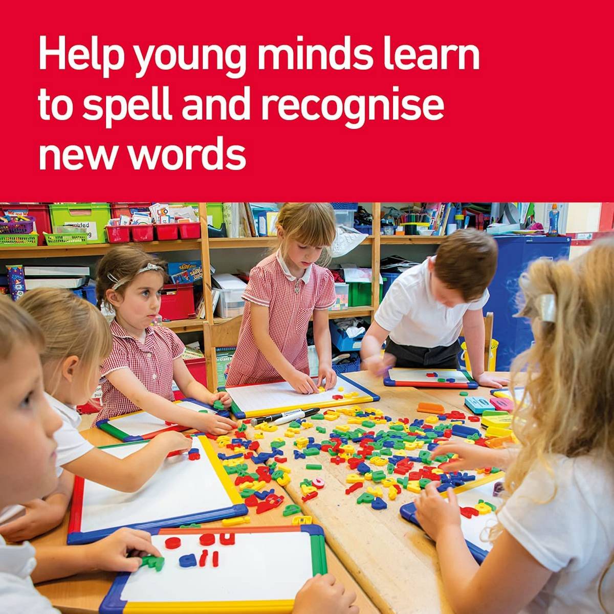 Show-me Magnetic Upper Case Letters (Pack of 286)