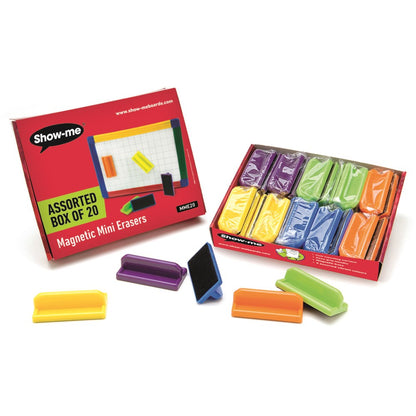 **Show-Me Magnetic Mini Erasers Pack Of 20