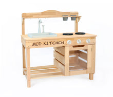 Outdoor Wooden Mud Kitchen with Water Pump