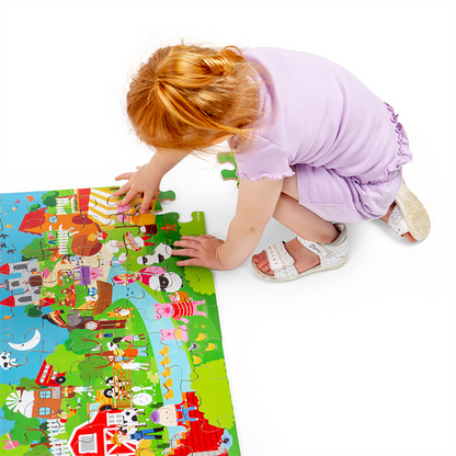 Nursery Rhyme Floor Puzzle 48pc