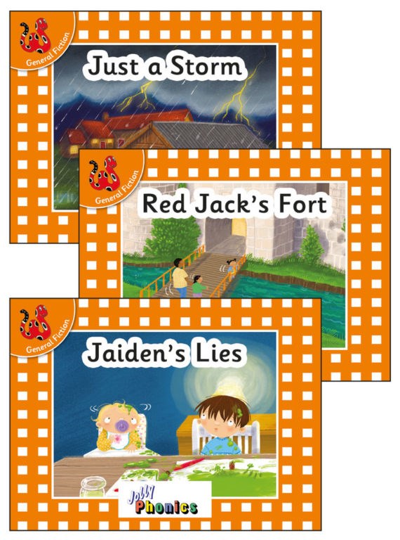 Jolly Phonics Orange Level Readers Set 4