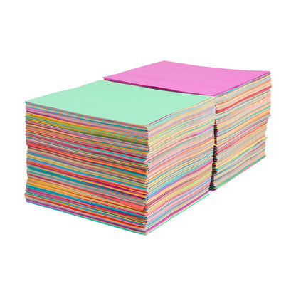 Remnant Assorted Coloured Construction Paper - Various Sizes 18Kg