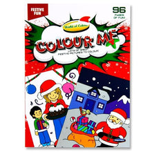 World Of Colour A4 96Pg Festive Fun Perforated Colouring Book - Christmas