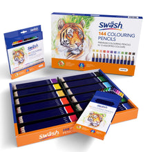 Swash Colouring Pencils, Premium - Assorted Pack of 144