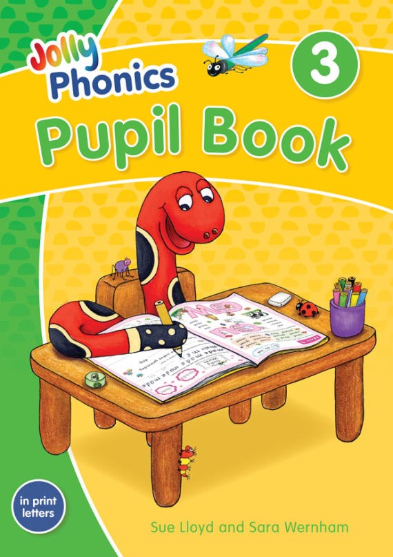 Jolly Phonics Pupil Book 3 (Colour In Print Letters)