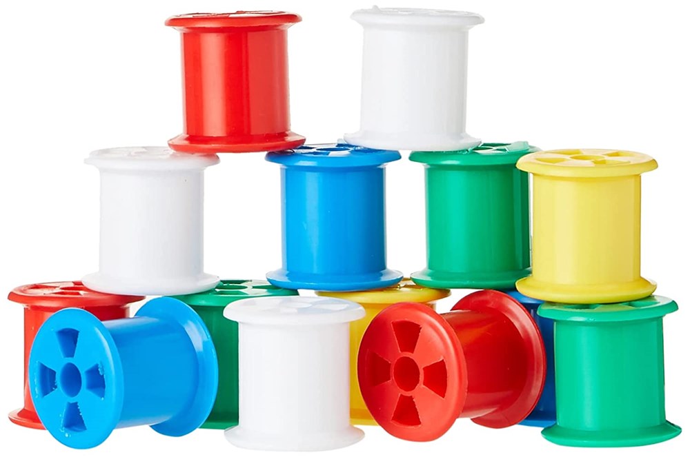Plastic Cotton Reels Set of 100