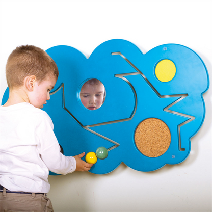 Pre Writing & Tactile Cloud Wall Panel