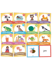 Jolly Phonics Decodable Readers - Read and See, Pack 1 (New Edition) (Level 0)