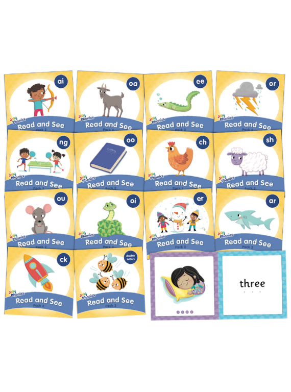 Jolly Phonics Decodable Readers - Read And See, Pack 2 (New Edition) (Level 0)