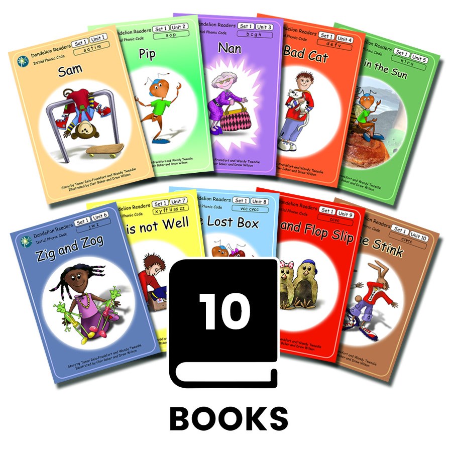 Dandelion Readers, Set 1 Units 1-10 (10 Titles)