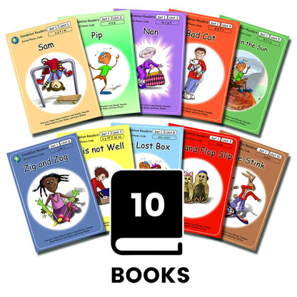 Dandelion Readers, Set 1 Units 1-10 (10 Titles)