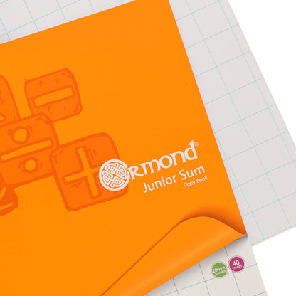 Ormond 40Pg 20mm Sq Junior Sum Copy - 20 Pack