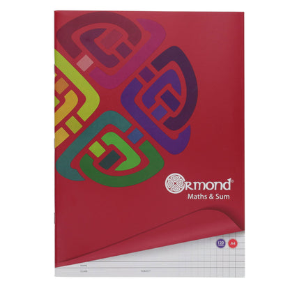Ormond A4 120 Page Maths Copy Book