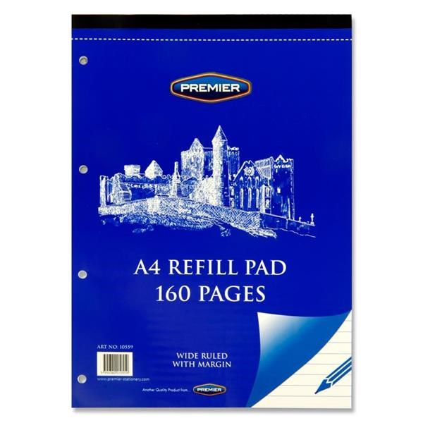 Premier A4 160Pg Refill Pad - Top