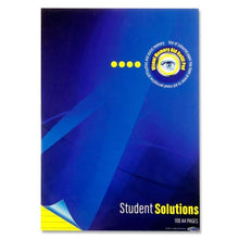 Student Solutions A4 100Pg Visual Memory Aid Refill Pad - Yellow