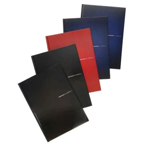 **Premier Pack Of 5 A4 160 Pg Notebooks (Assorted Colours)