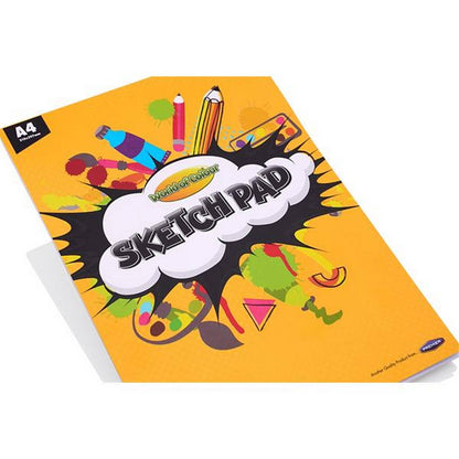 World Of Colour A4 90Gsm Sketch Pad 30 Sheets
