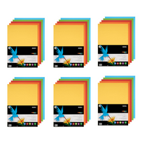 Concept A3 160G Activity Card Rainbow Assorted Colours (Pack Of 600 Sheets)