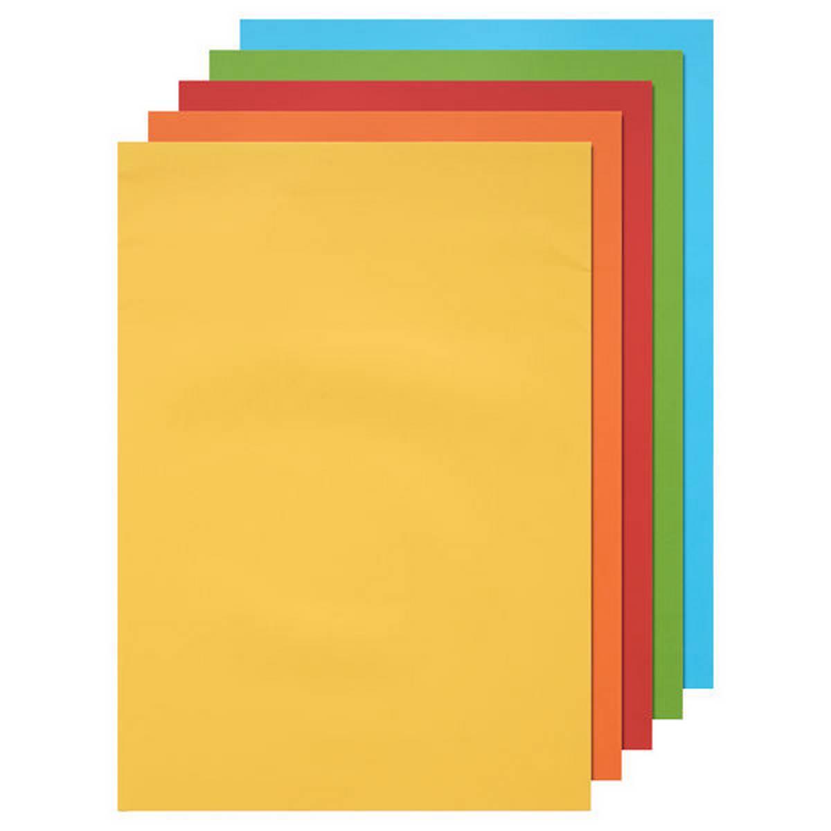 A2 160g Activity Card Rainbow Assorted Colours (Pack of 25 sheets)