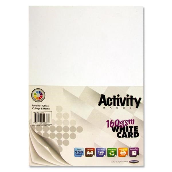 Premier A4 White Card 160Gsm (Pack Of 250 Sheets)