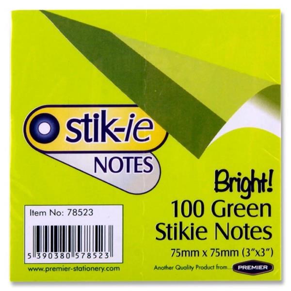 Post-It Sticky Notes 75 X 75 Mm Assorted Colours 100 Sheets Value Pack 10+2 Free