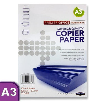 A3 Activity Paper White (Pack of 100 sheets)