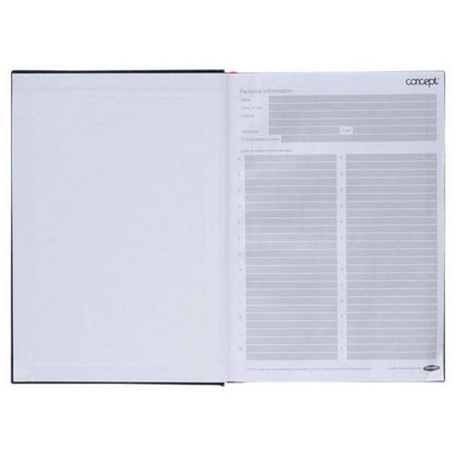 Concept A5 192Pg A-Z Index Book
