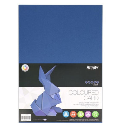 Premier Activity A4 160gsm Card 50 Sheets – Colours