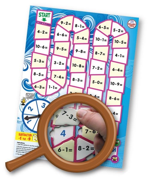 Subtraction 1-10 Buzzle