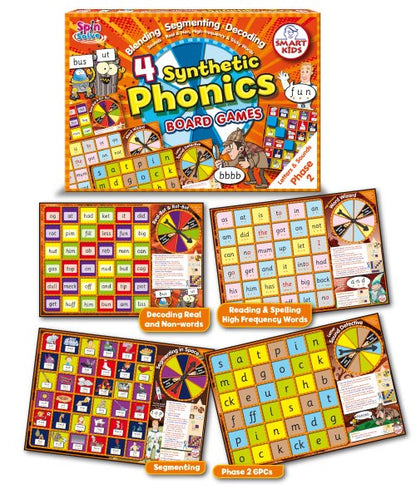 Phase 2 Board Games (set of 4)