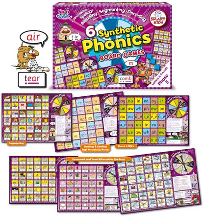 Smart Kids Phase 5 Board Games (set of 6)
