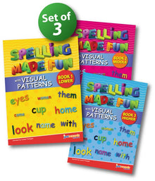 Spelling Made Fun (with Visual Patterns) Teachers Guides Set of Three Offer