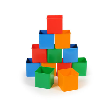 Square Storage Desk Pots Set of 12