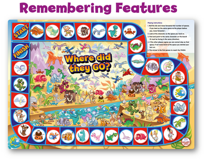 6 Brain Builder Board Games - Memory Skills