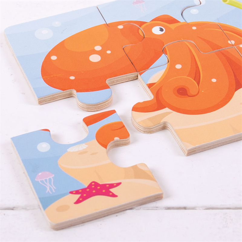 Sealife (6 Piece Puzzles) - 3 Puzzles