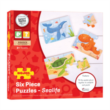 Sealife (6 Piece Puzzles) - 3 Puzzles